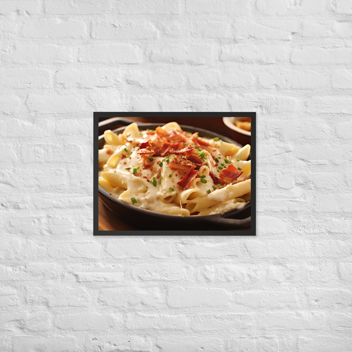 Cheese Pasta Framed poster 🤤 from Yumify.AI