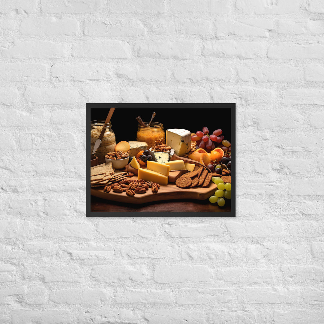 Cheese Board Framed poster 🤤 from Yumify.AI