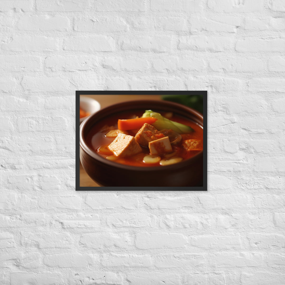 Kimchi Stew Framed poster 🤤 from Yumify.AI