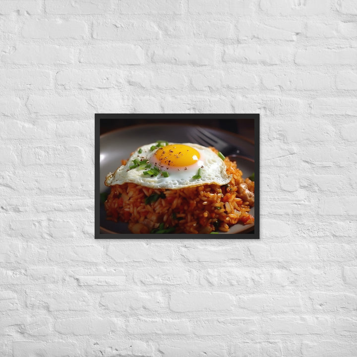 Kimchi Fried Rice Framed poster 🤤 from Yumify.AI