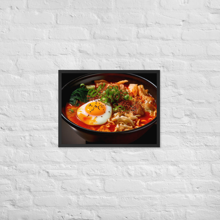 Kimchi Ramen Framed poster 🤤 from Yumify.AI