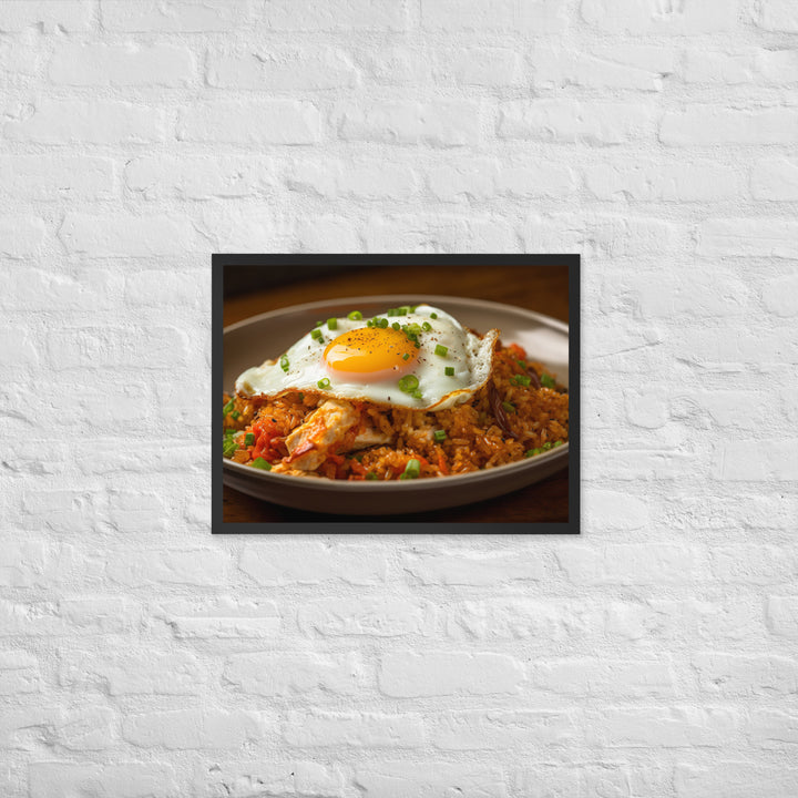 Kimchi Fried Rice Framed poster 🤤 from Yumify.AI