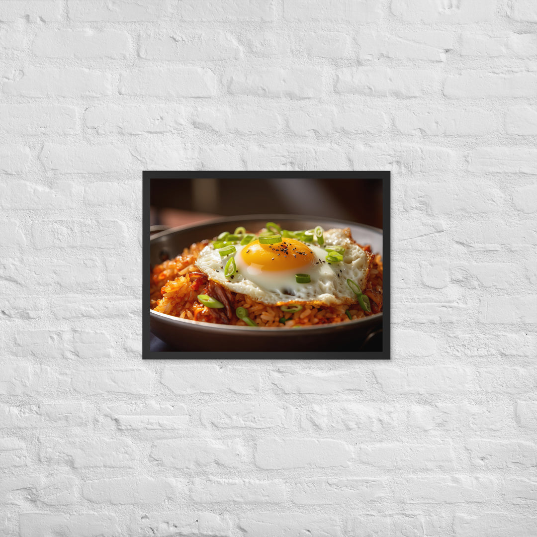 Kimchi Fried Rice Framed poster 🤤 from Yumify.AI