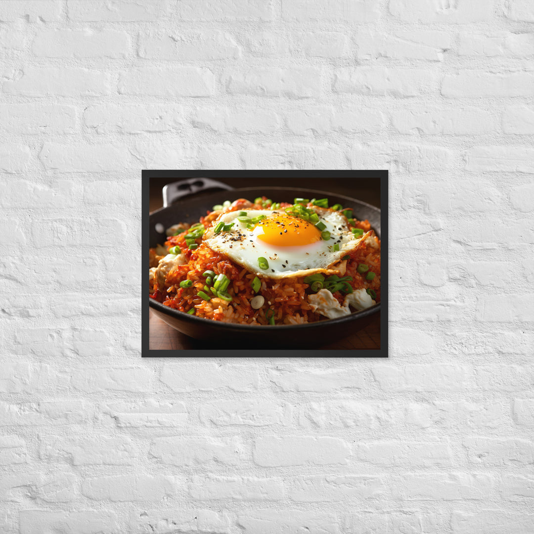 Kimchi Fried Rice Framed poster 🤤 from Yumify.AI