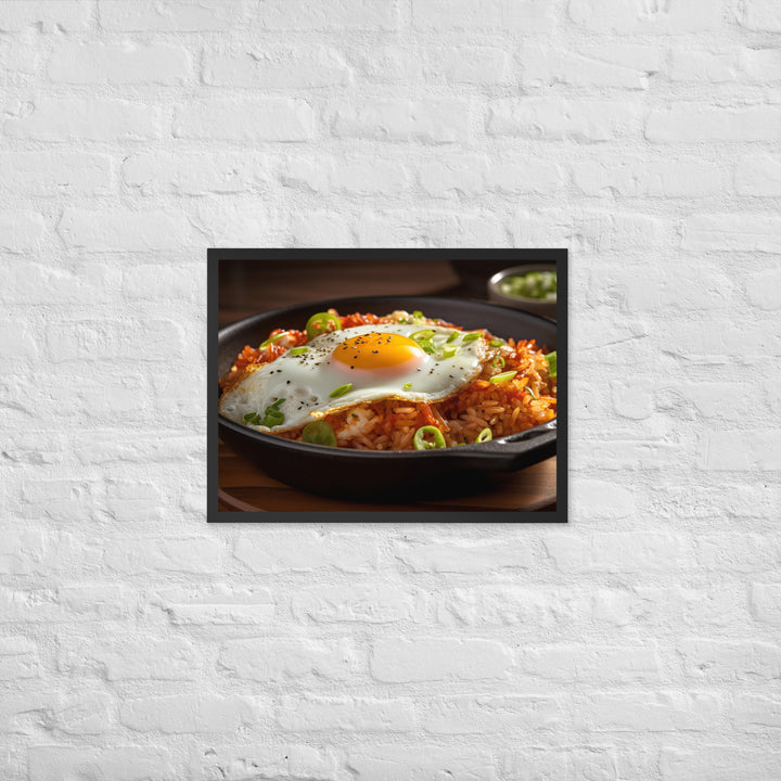 Kimchi Fried Rice Framed poster 🤤 from Yumify.AI