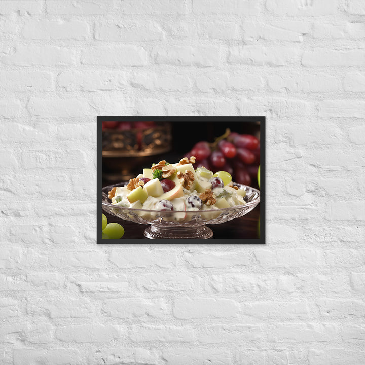 Waldorf Salad Framed poster 🤤 from Yumify.AI