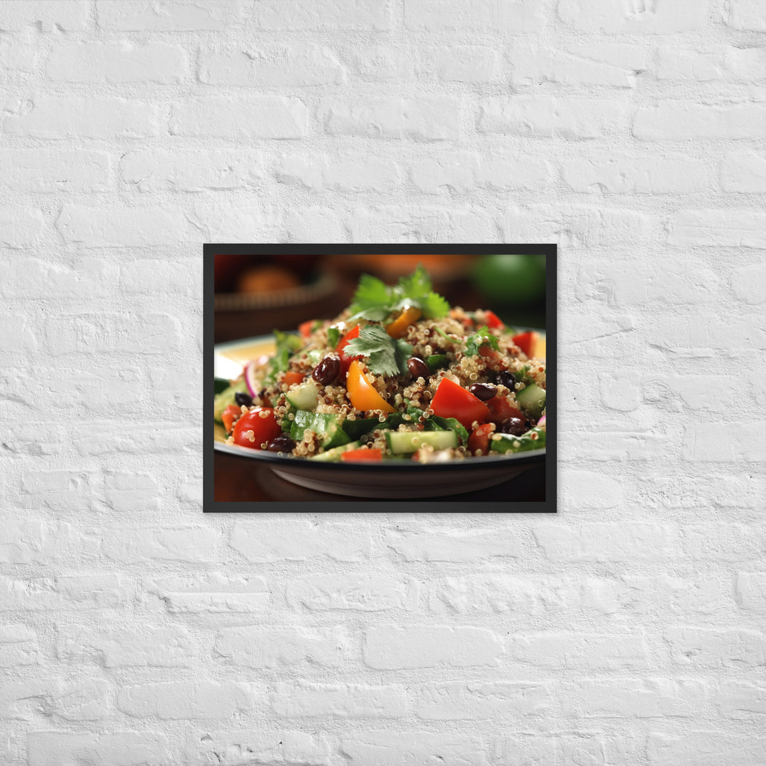 Quinoa Salad Framed poster 🤤 from Yumify.AI