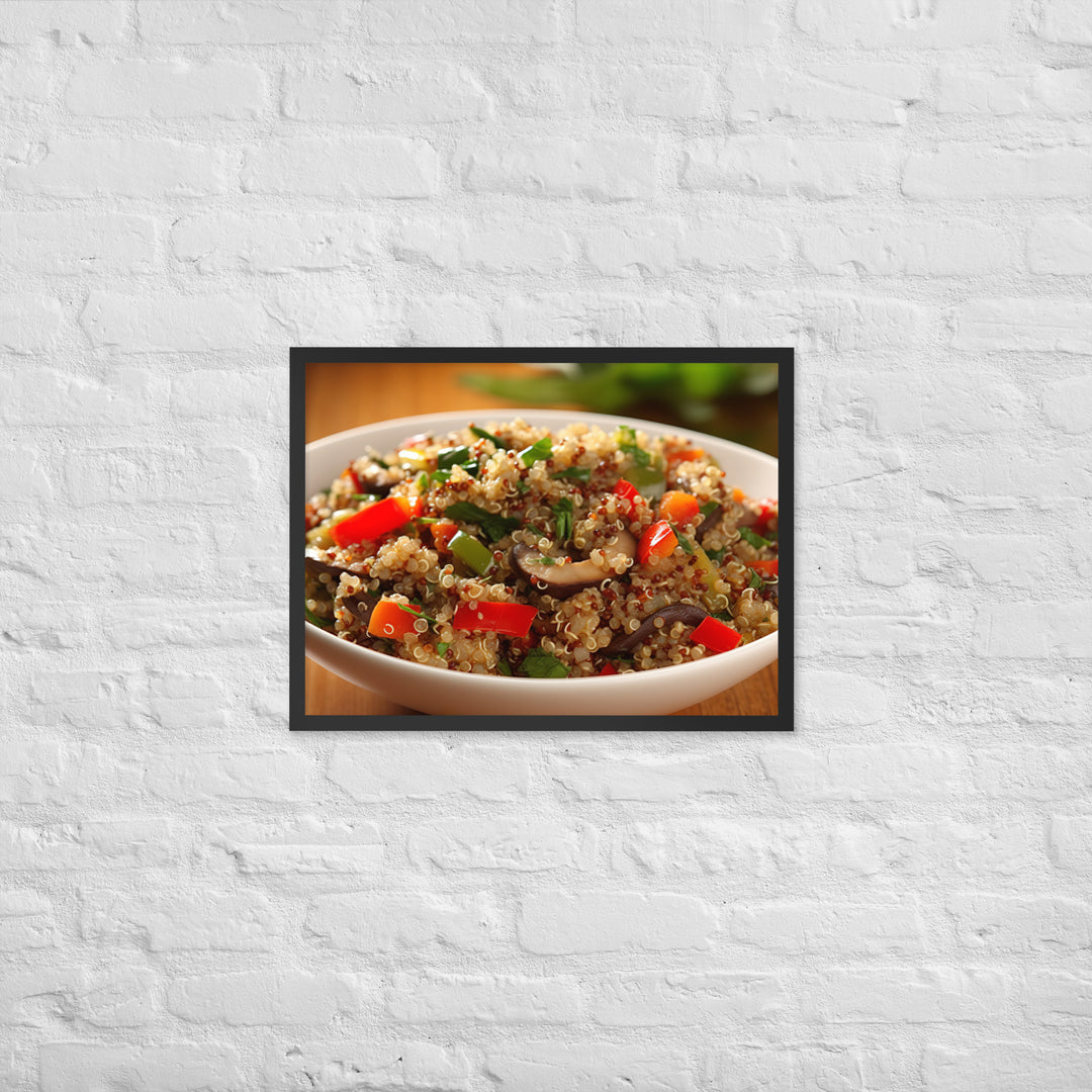 Quinoa Salad Framed poster 🤤 from Yumify.AI