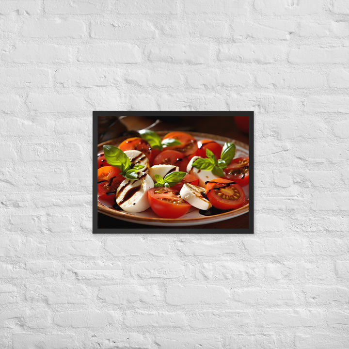 Caprese Salad Framed poster 🤤 from Yumify.AI