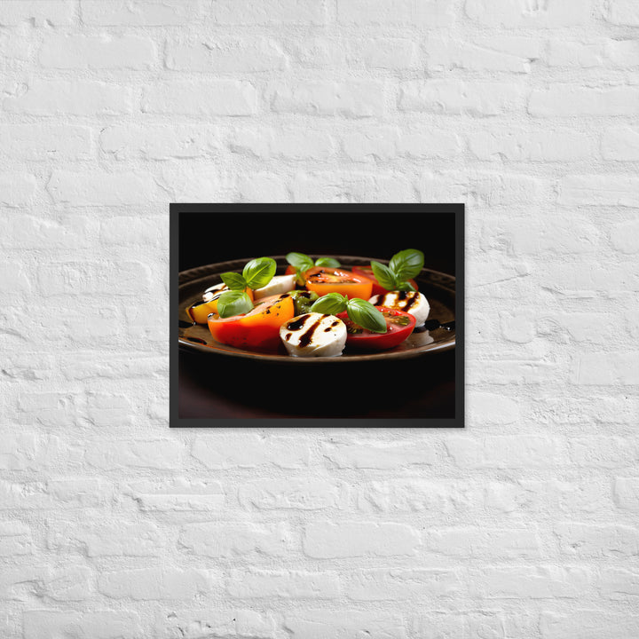 Caprese Salad Framed poster 🤤 from Yumify.AI