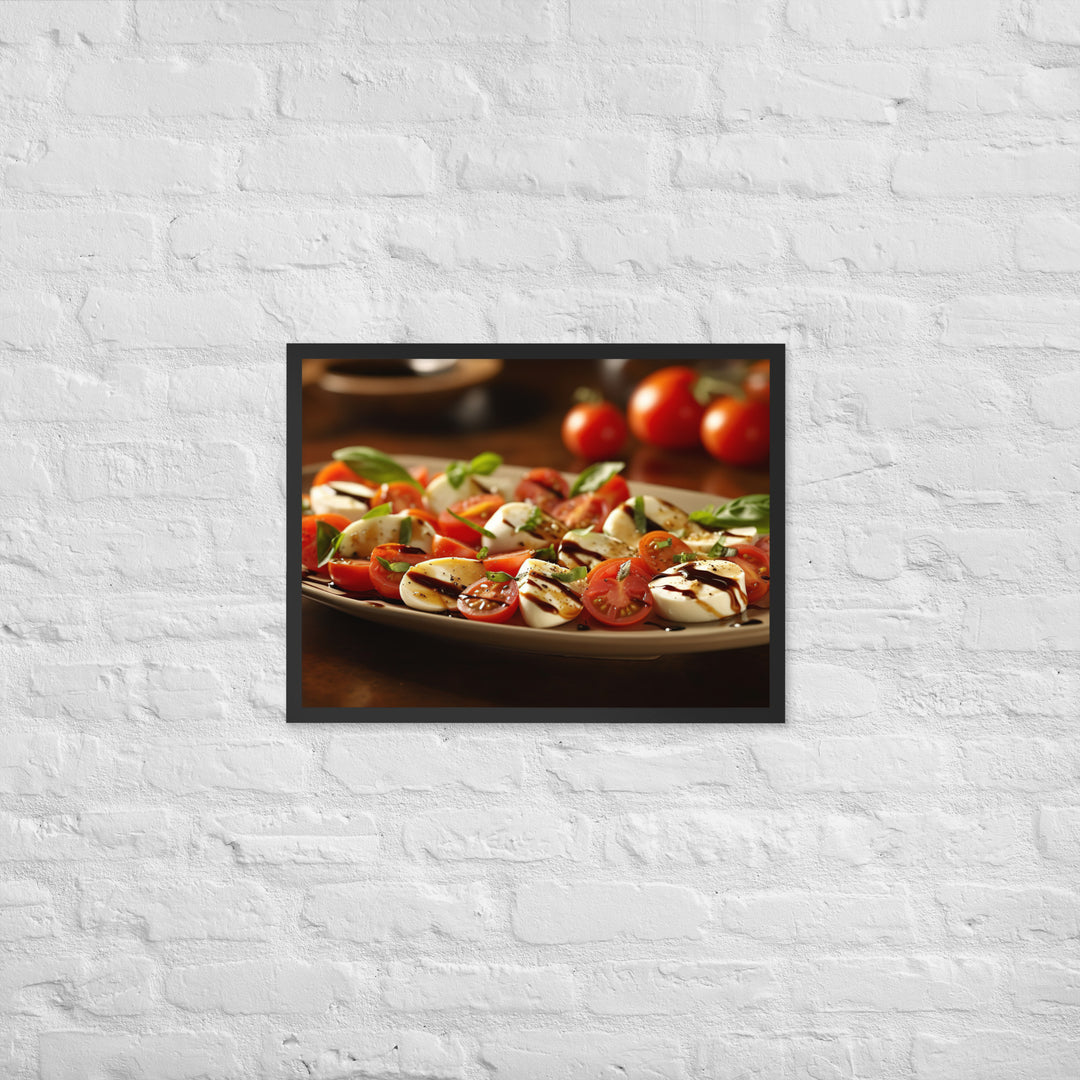 Caprese Salad Framed poster 🤤 from Yumify.AI