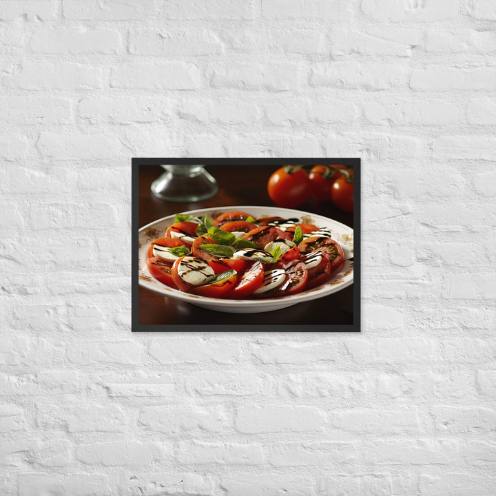 Caprese Salad Framed poster 🤤 from Yumify.AI