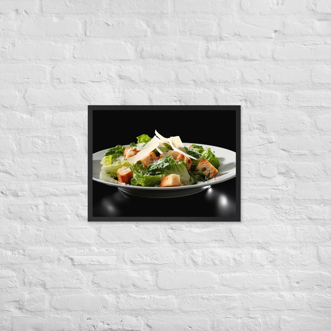 Caesar Salad Framed poster 🤤 from Yumify.AI