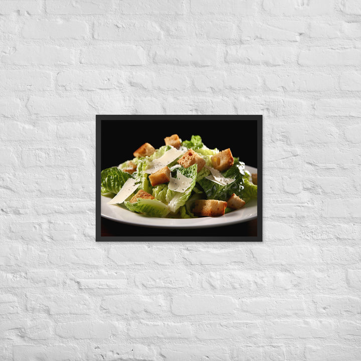 Caesar Salad Framed poster 🤤 from Yumify.AI