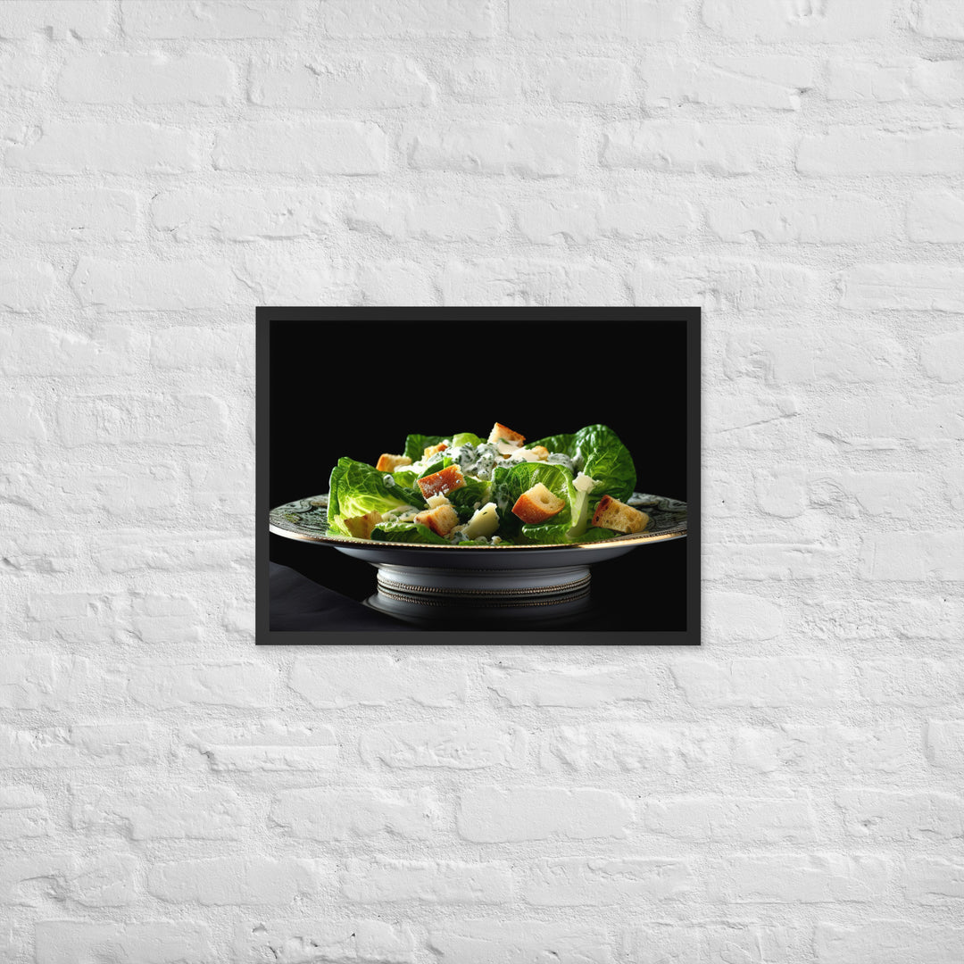 Caesar Salad Framed poster 🤤 from Yumify.AI