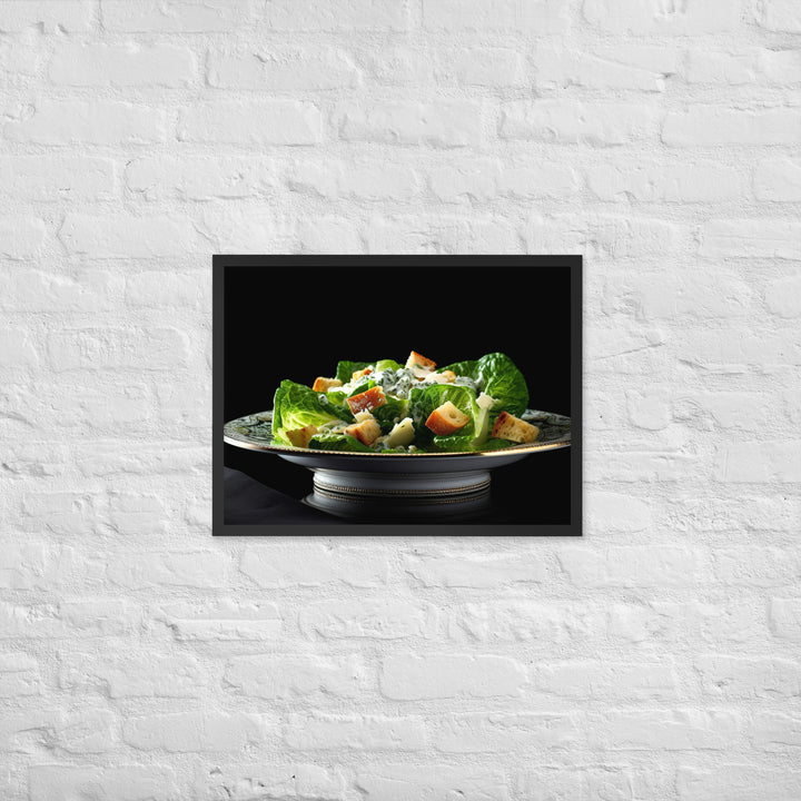 Caesar Salad Framed poster 🤤 from Yumify.AI