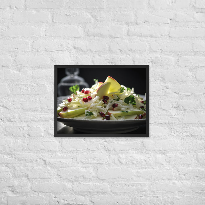 Modern Twist on Waldorf Salad Framed poster 🤤 from Yumify.AI