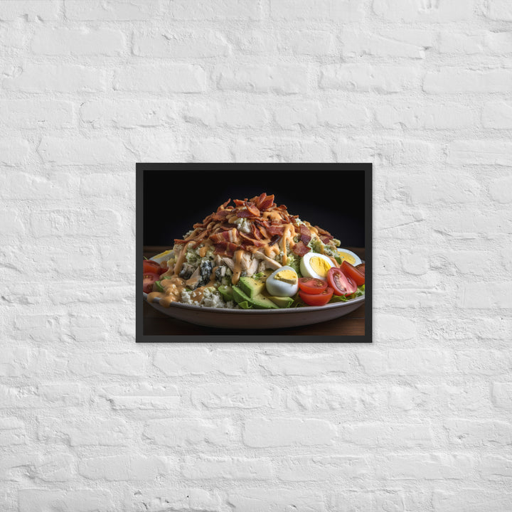 Loaded Cobb salad Framed poster 🤤 from Yumify.AI