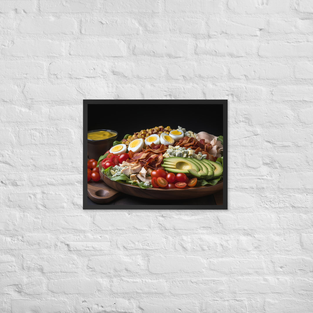 Loaded Cobb salad Framed poster 🤤 from Yumify.AI