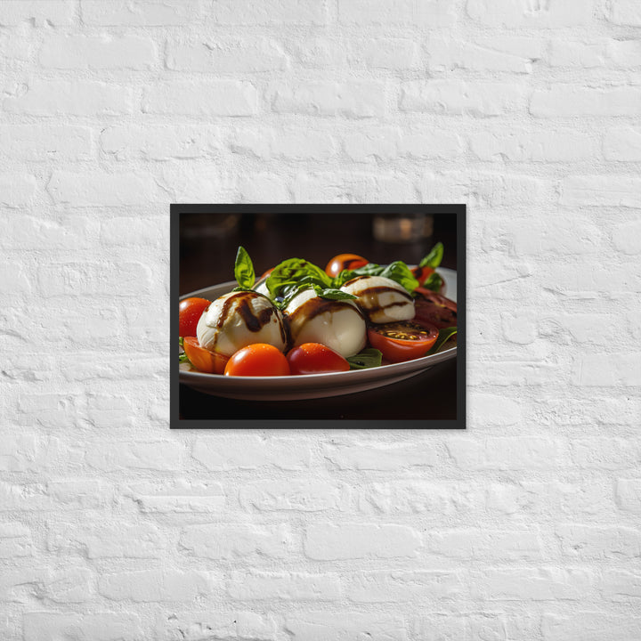 Grilled Caprese Salad Framed poster 🤤 from Yumify.AI