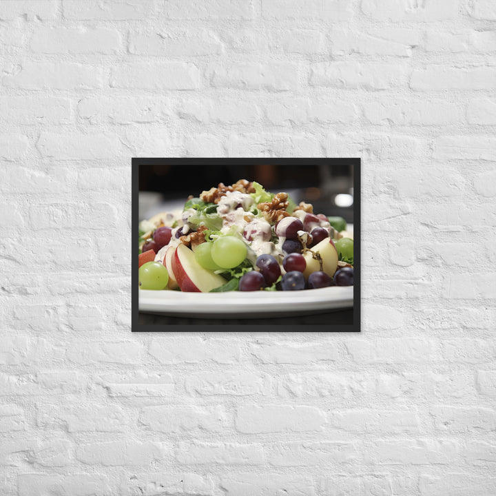 Crispy Waldorf Salad Framed poster 🤤 from Yumify.AI