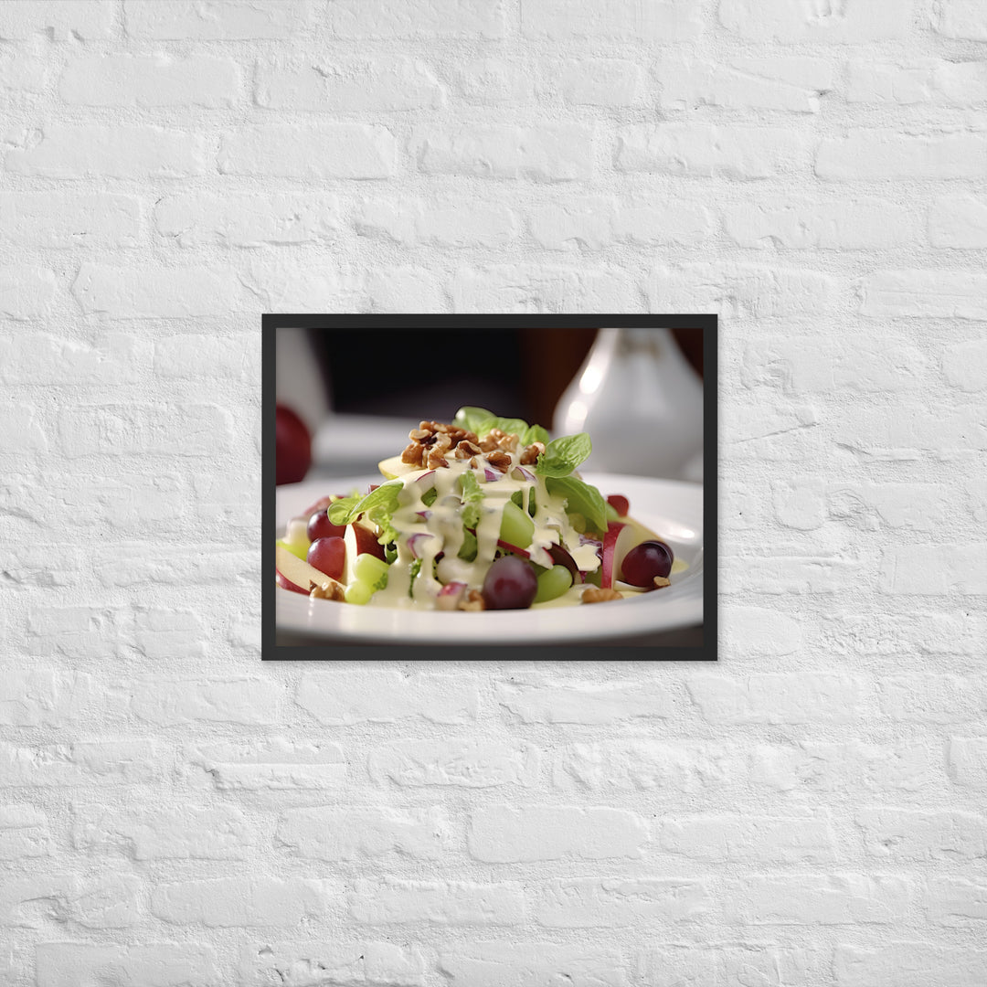 Crispy Waldorf Salad Framed poster 🤤 from Yumify.AI