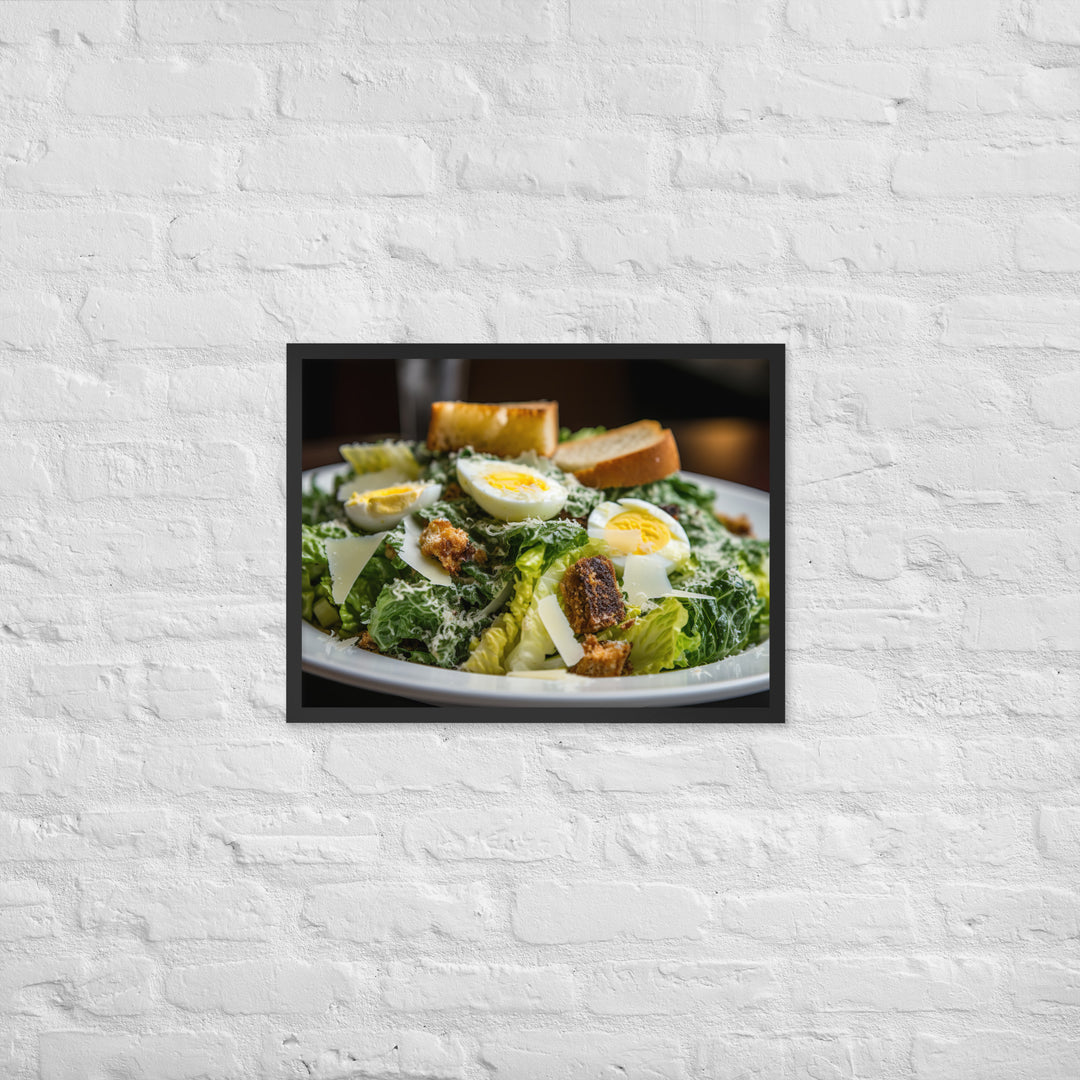 Classic Caesar Salad Framed poster 🤤 from Yumify.AI