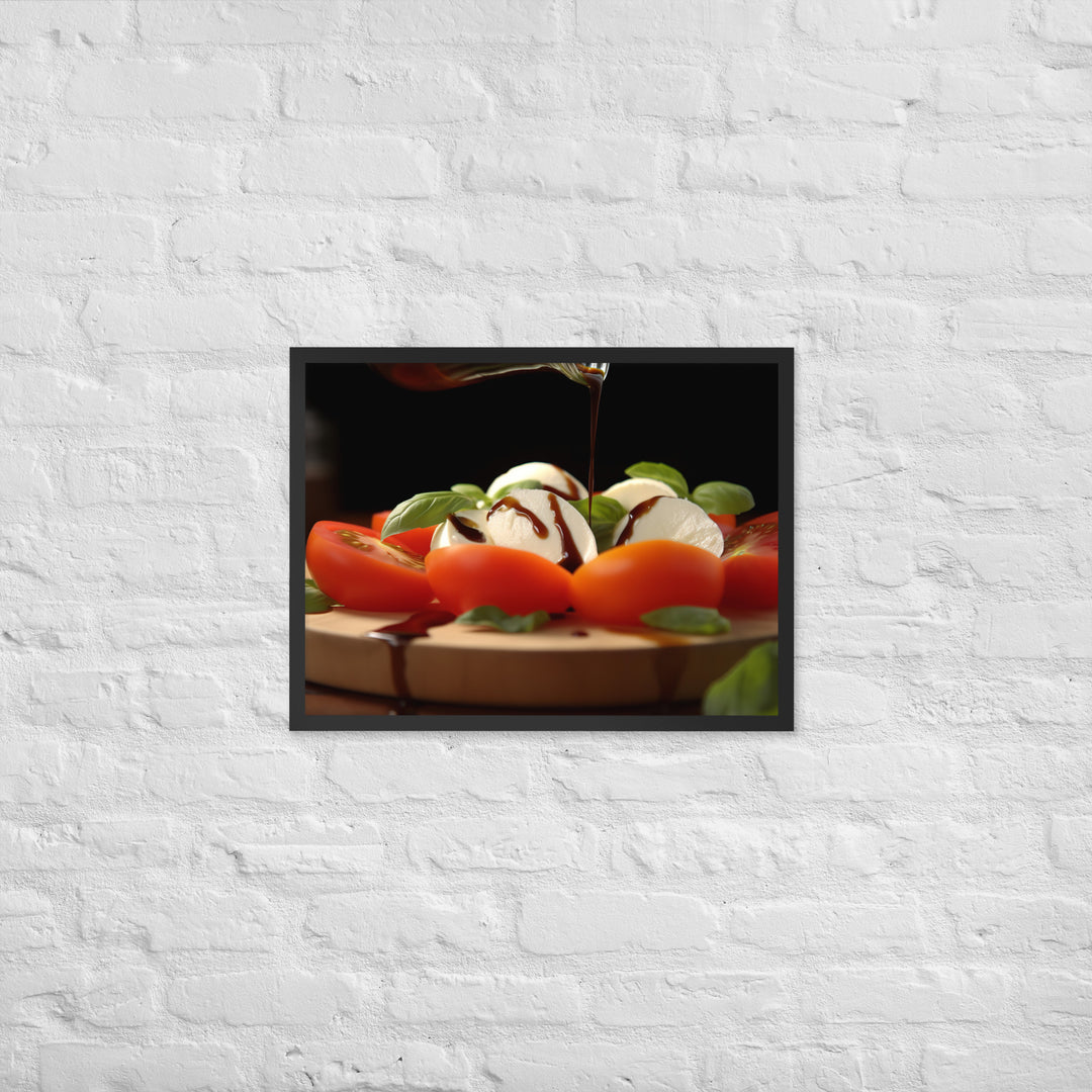 Caprese Salad Framed poster 🤤 from Yumify.AI