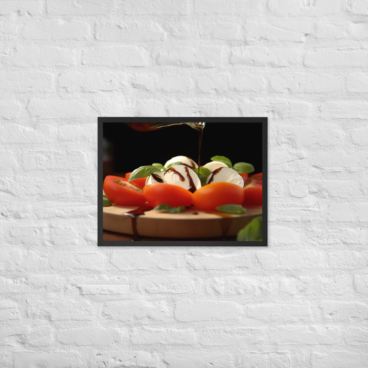 Caprese Salad Framed poster 🤤 from Yumify.AI