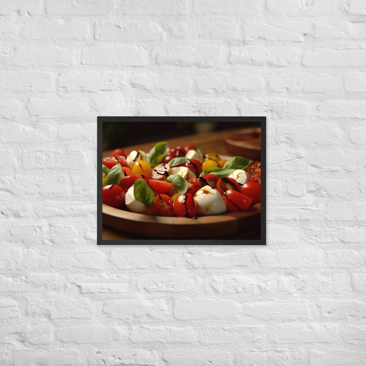 Caprese Salad Framed poster 🤤 from Yumify.AI