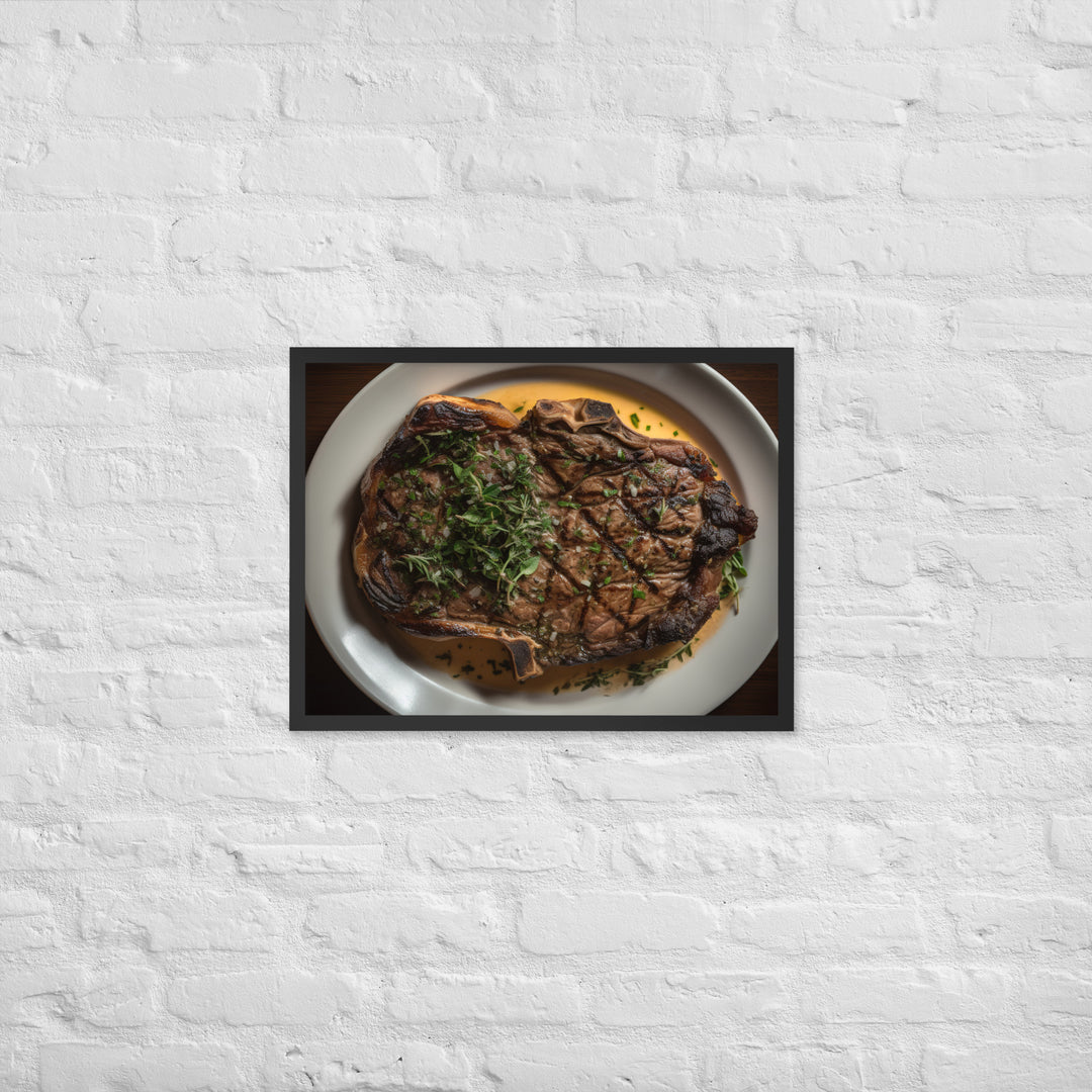 Butter Basted Ribeye Framed poster 🤤 from Yumify.AI