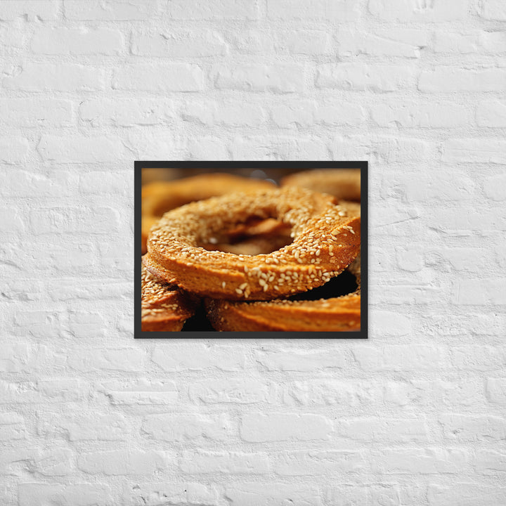 Simit Framed poster 🤤 from Yumify.AI