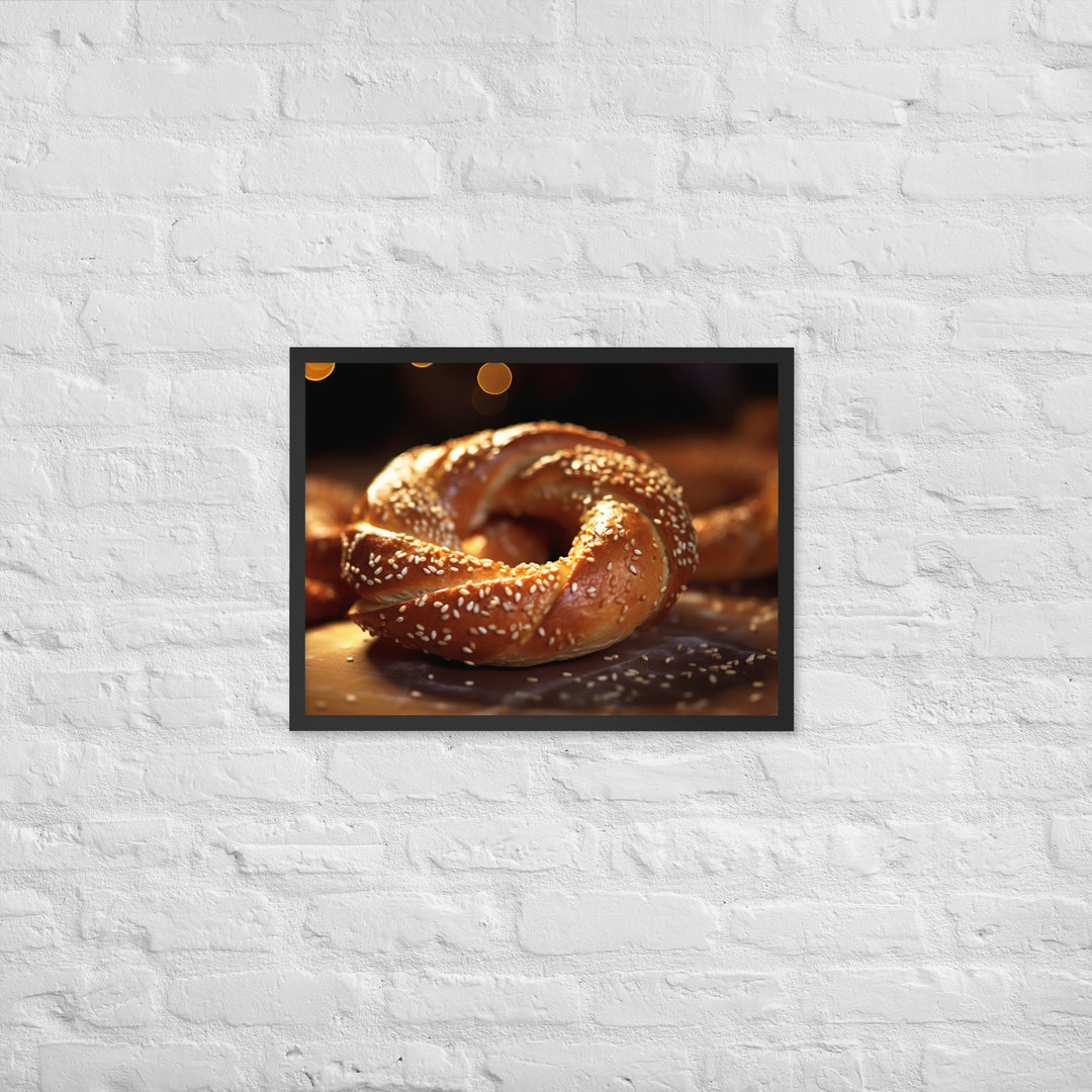 Simit Framed poster 🤤 from Yumify.AI