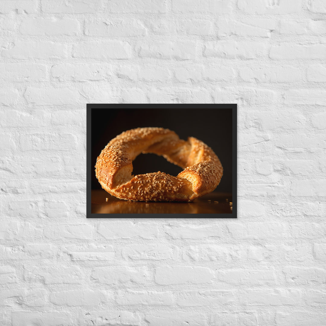 Simit Framed poster 🤤 from Yumify.AI