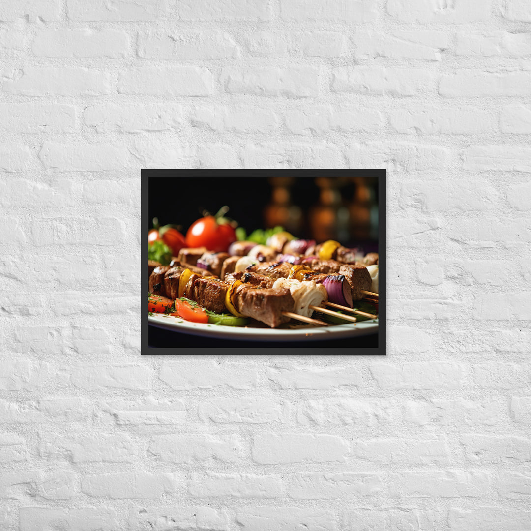 Kebab Framed poster 🤤 from Yumify.AI