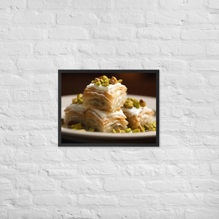 Baklava Framed poster 🤤 from Yumify.AI