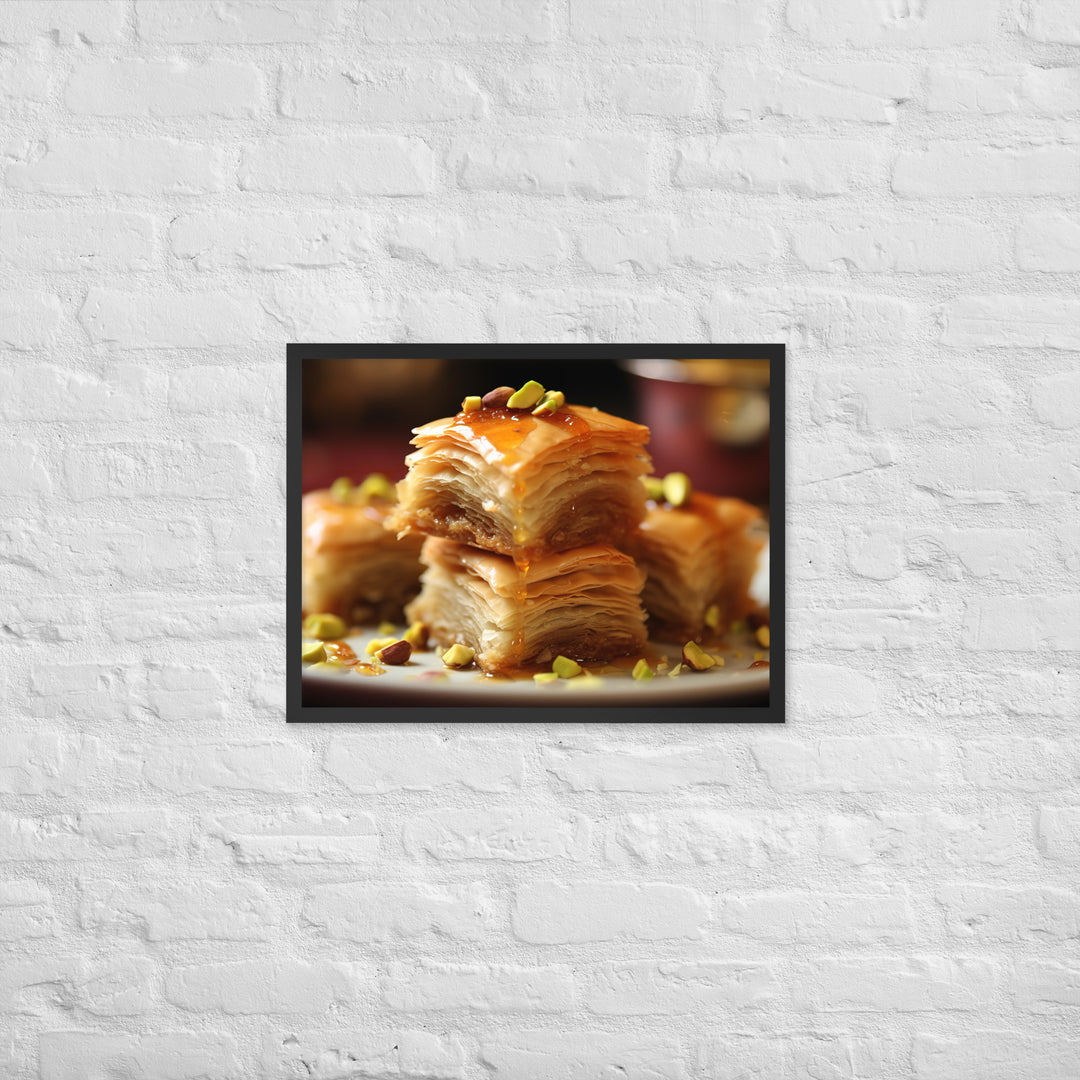 Baklava Framed poster 🤤 from Yumify.AI