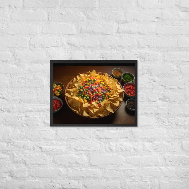 Party Perfect Chips and Salsa Framed poster 🤤 from Yumify.AI