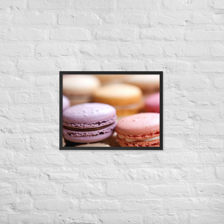 Macarons Framed poster 🤤 from Yumify.AI