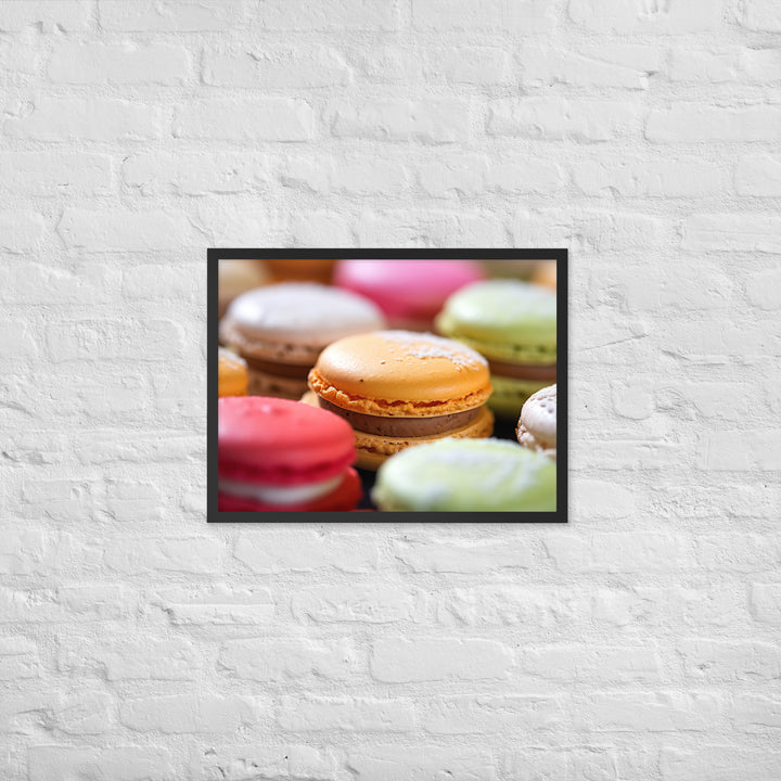 Macarons Framed poster 🤤 from Yumify.AI