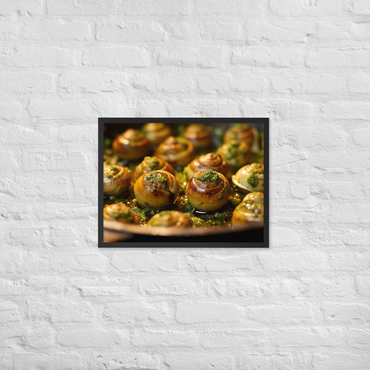 Escargots de Bourgogne Framed poster 🤤 from Yumify.AI