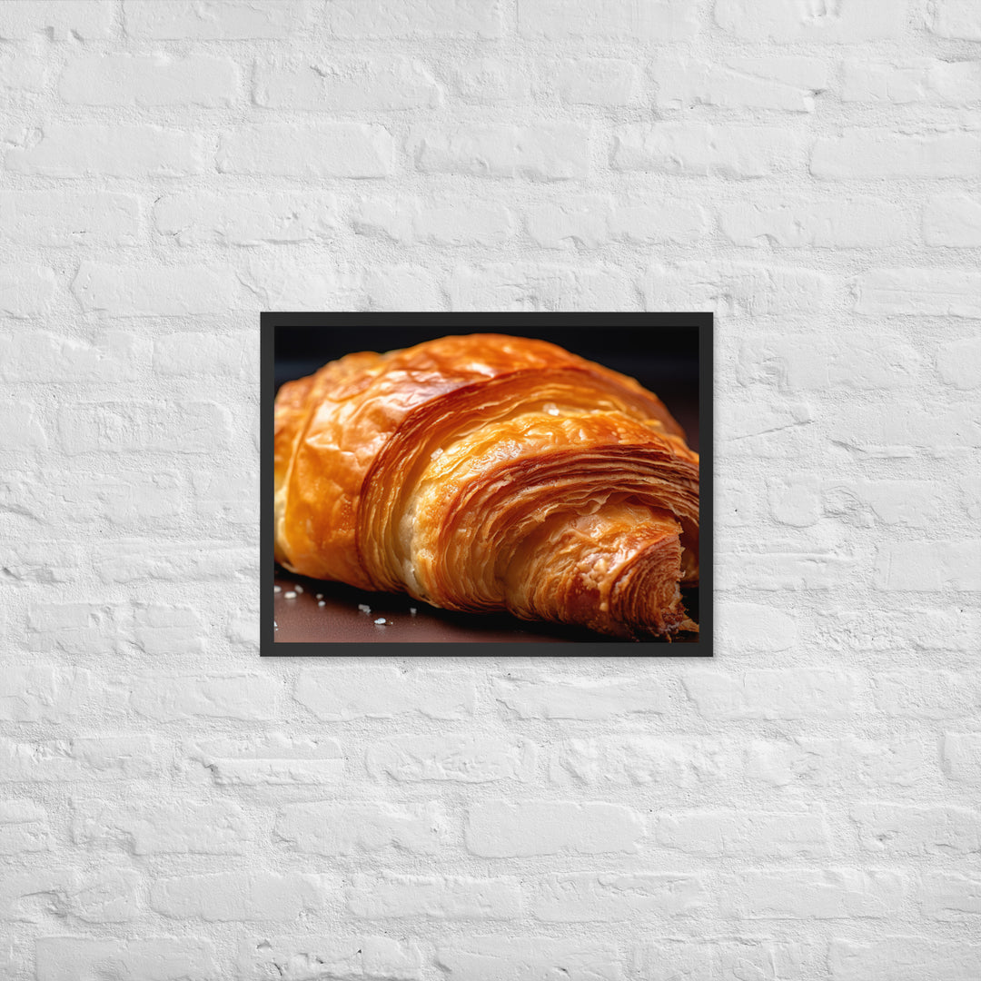 Croissant Framed poster 🤤 from Yumify.AI