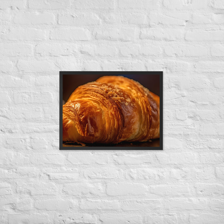 Croissant Framed poster 🤤 from Yumify.AI