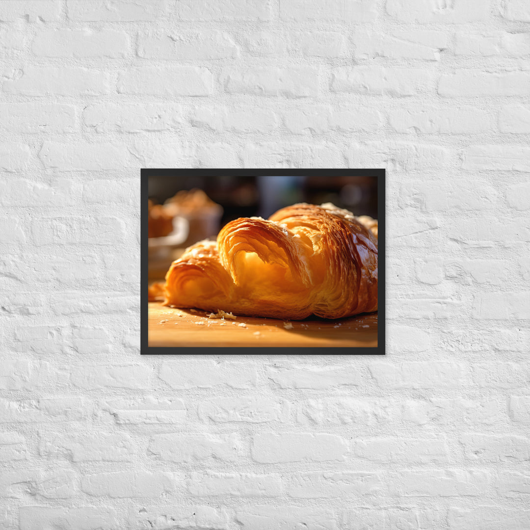 Croissant Framed poster 🤤 from Yumify.AI