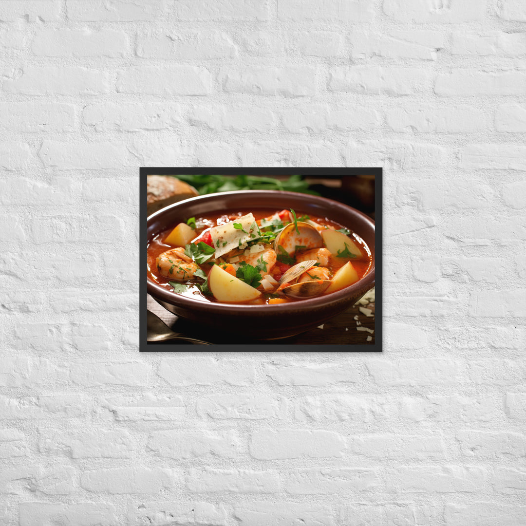 Bouillabaisse Framed poster 🤤 from Yumify.AI