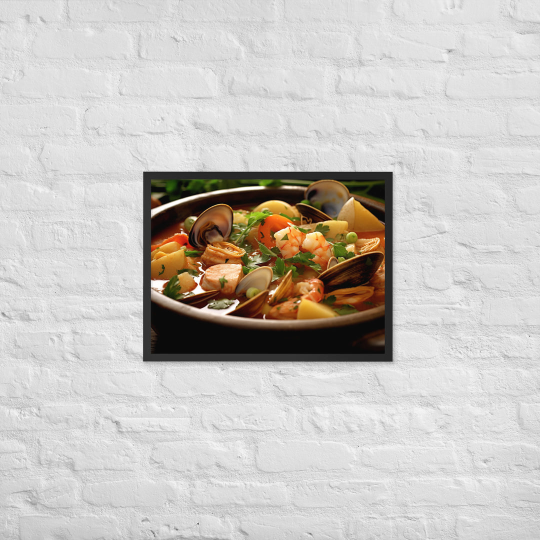 Bouillabaisse Framed poster 🤤 from Yumify.AI