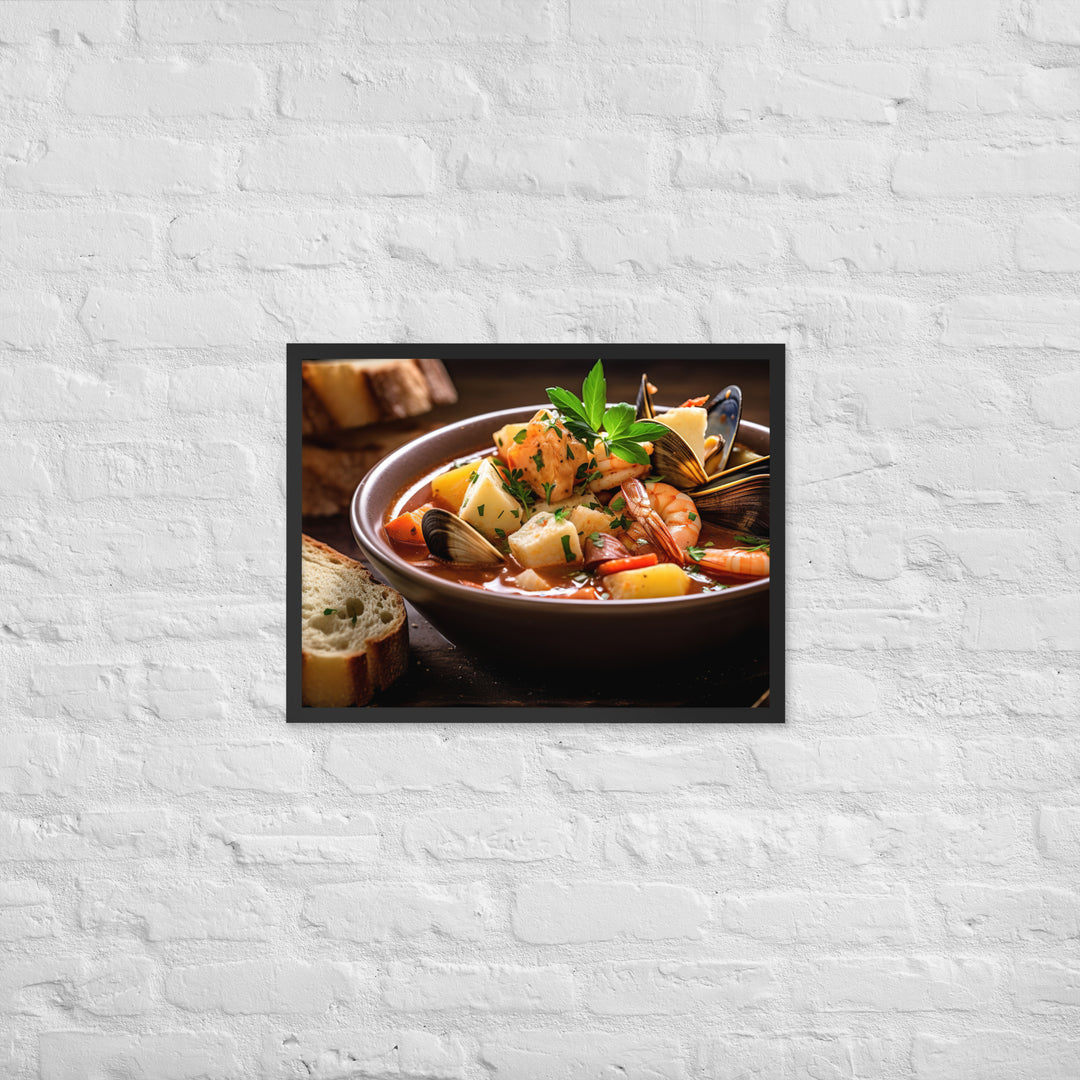 Bouillabaisse Framed poster 🤤 from Yumify.AI