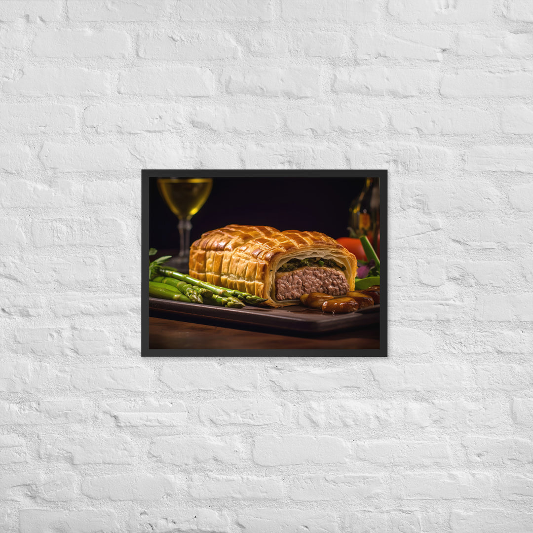 Beef Wellington Framed poster 🤤 from Yumify.AI