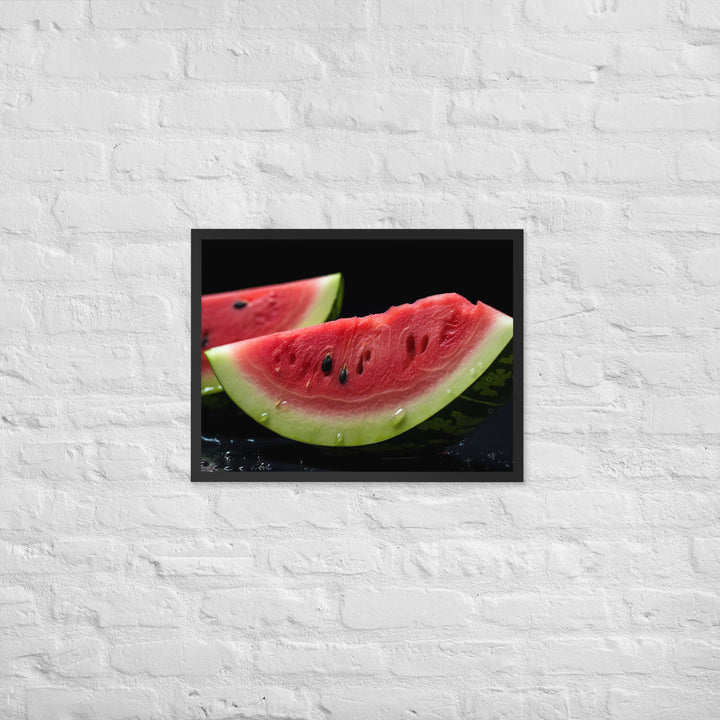 Watermelon Framed poster 🤤 from Yumify.AI