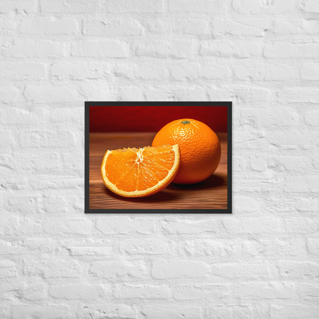 Orange Framed poster 🤤 from Yumify.AI